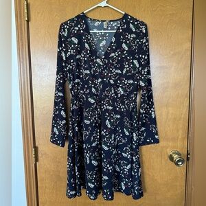 Floral Long Sleeve Dress